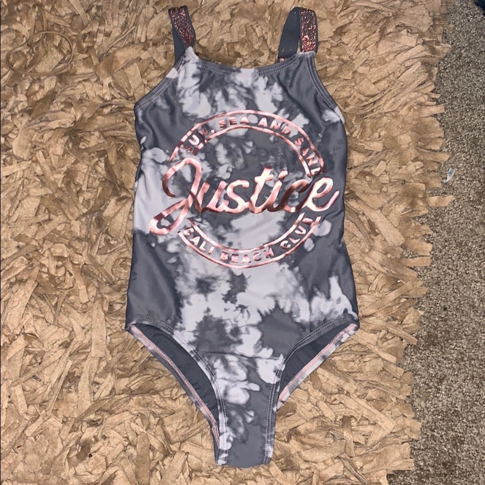 Justice Logo Swimsuit